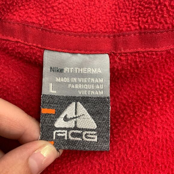 Nike ACG Jacket Womens L Large Fleece Lined Full Zip Therma Fit Active Outdoor - Picture 9 of 14